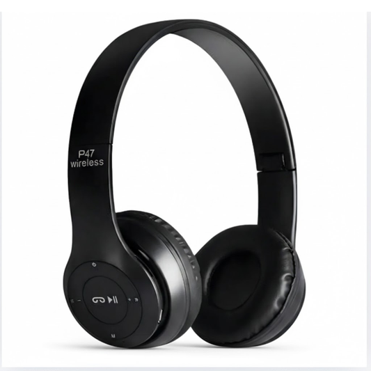 Audífonos Diadema P47 Inalámbricos Bluetooth con Micrófono