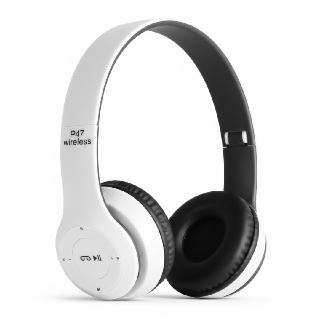Audífonos Diadema P47 Inalámbricos Bluetooth con Micrófono