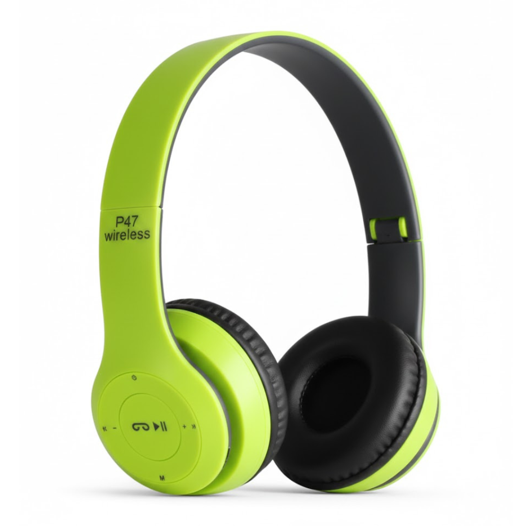 Audífonos Diadema P47 Inalámbricos Bluetooth con Micrófono