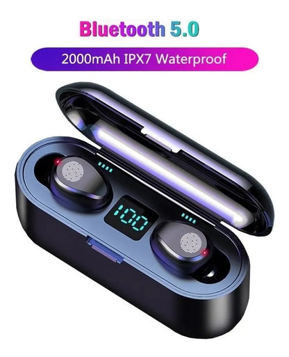 Audífonos Inalámbricos Recargables F9